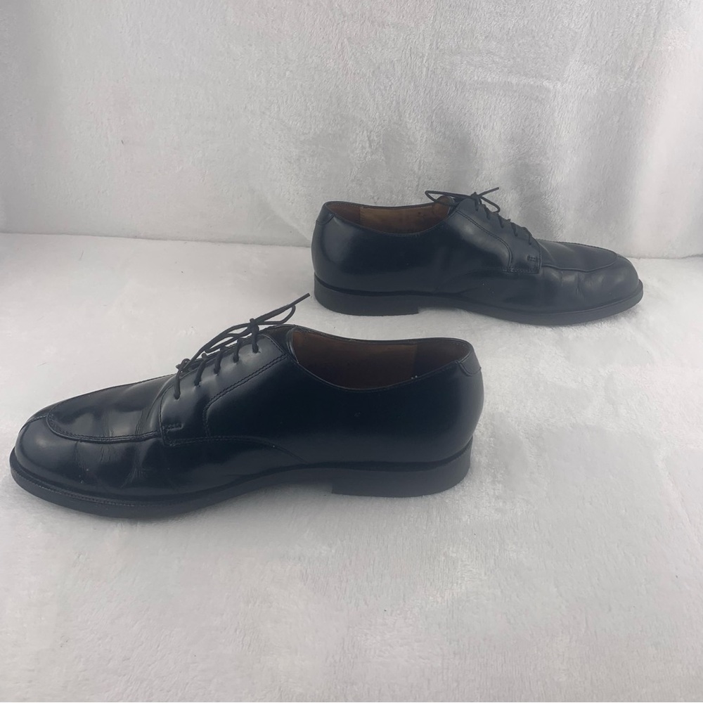 Cole Haan Black 5 Eye Lace Up Oxford Dress Shoes Smooth Leather Mens Size 9EE - Picture 8 of 14